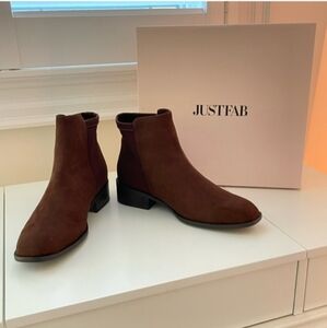 Faux Suede and Sock boots